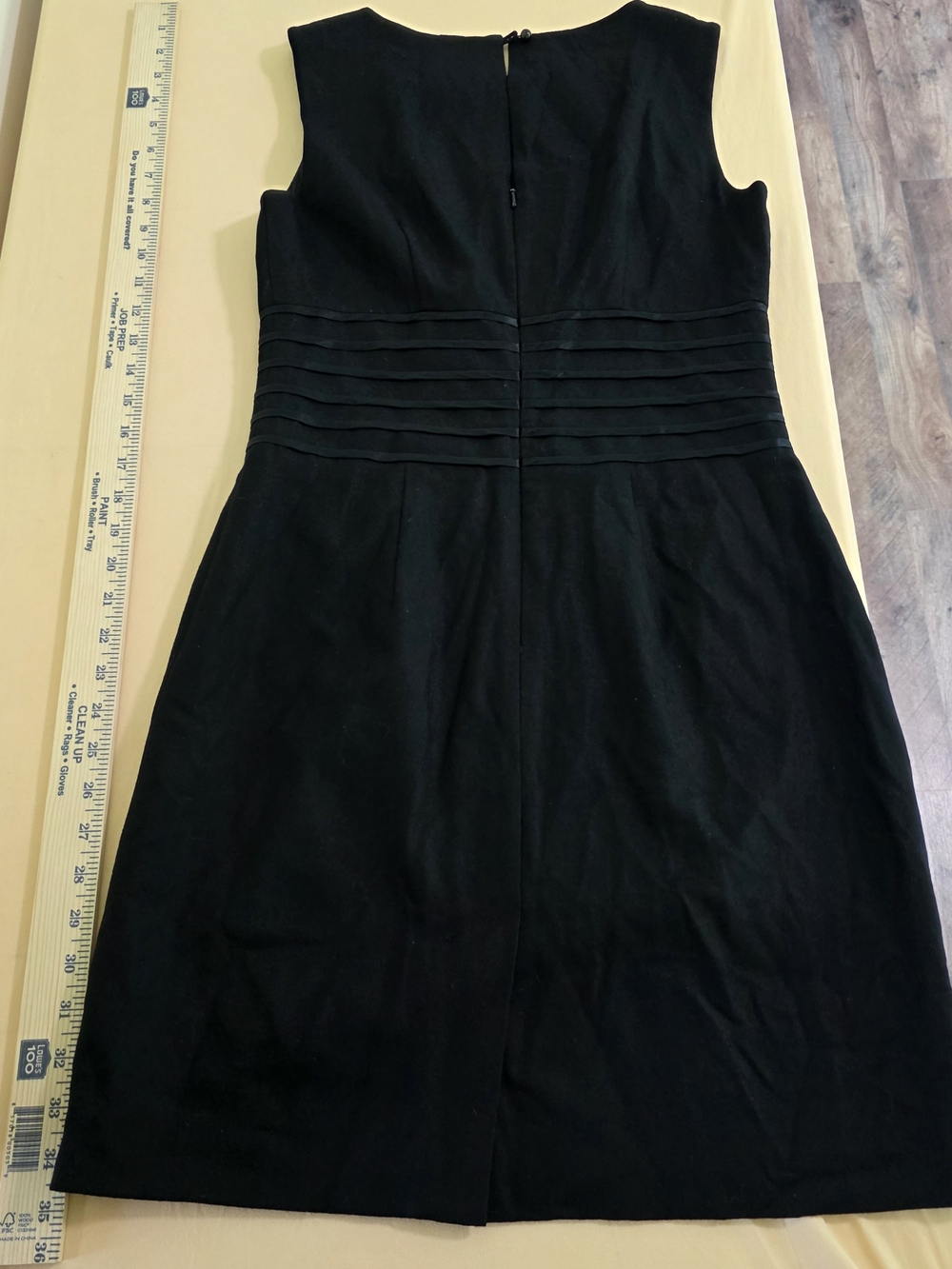 Banana Republic Black Sleeveless Pleated-Waist Dress - Picture 3 of 12